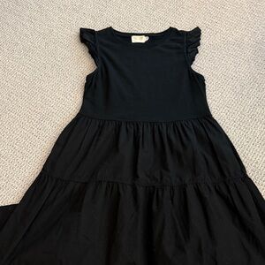 Nation LTD Midnight Flutter Sleeve Midi Dress